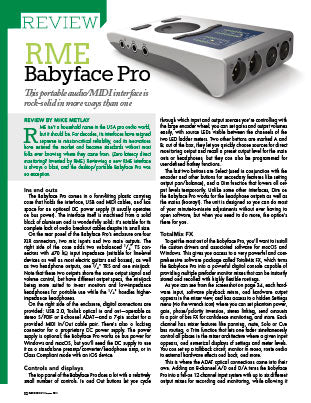 RME Babyface Pro