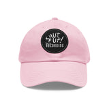 Shut Up! We're RECORDING - Recording Studio Dad Hat, Music Lover Cap, Leather Patch Cap, Gift for Musicians, Creative Workspace Hat