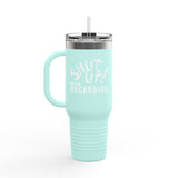 Shut Up! We're RECORDING - Insulated Travel Mug - Perfect for Coffee Lovers, Office Workers & Road Trips - Ideal Gift for Students, Birthdays, Holidays, Quotes