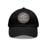 Shut Up! We're RECORDING - Recording Studio Dad Hat, Music Lover Cap, Leather Patch Cap, Gift for Musicians, Creative Workspace Hat