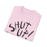 Shut Up! We're RECORDING - Unisex Softstyle T-Shirt, Funny Music Tee, Gift for Musicians, Studio Shirt, Music Fan Apparel