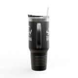 Shut Up! We're RECORDING - Insulated Travel Mug - Perfect for Coffee Lovers, Office Workers & Road Trips - Ideal Gift for Students, Birthdays, Holidays, Quotes