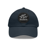 Shut Up! We're RECORDING - Recording Studio Dad Hat, Music Lover Cap, Leather Patch Cap, Gift for Musicians, Creative Workspace Hat