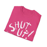 Shut Up! We're RECORDING - Unisex Softstyle T-Shirt, Funny Music Tee, Gift for Musicians, Studio Shirt, Music Fan Apparel