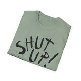 Shut Up! We're RECORDING - Unisex Softstyle T-Shirt, Funny Music Tee, Gift for Musicians, Studio Shirt, Music Fan Apparel