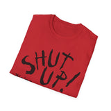 Shut Up! We're RECORDING - Unisex Softstyle T-Shirt, Funny Music Tee, Gift for Musicians, Studio Shirt, Music Fan Apparel