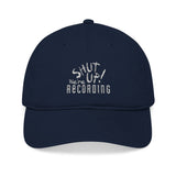 Shut Up! We're RECORDING - Embroidered Baseball Hat, Casual Outdoor Accessory, Perfect Gift for Baseball Lovers, Eco-Friendly Fashion