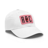 "REC" Badge  -  Recording studio Dad Hat with Leather Patch - Casual Accessory for Everyday Wear, Perfect Gift for Fathers, Outdoor Events, Customizable Style, [...]