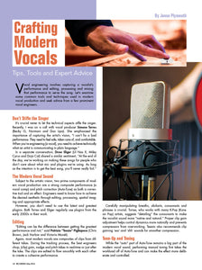 Crafting Modern Vocals