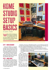 Home Studio Setup Basics