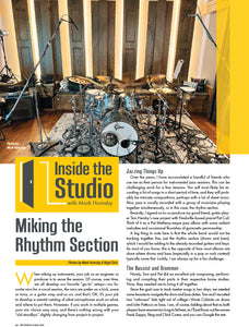 Inside the Studio – Miking the Rythm Section