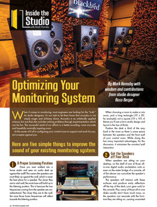 Inside the Studio – Optimizing Your Monitoring System