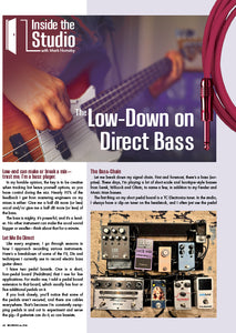 Inside the Studio – The Low-Down on Direct Bass