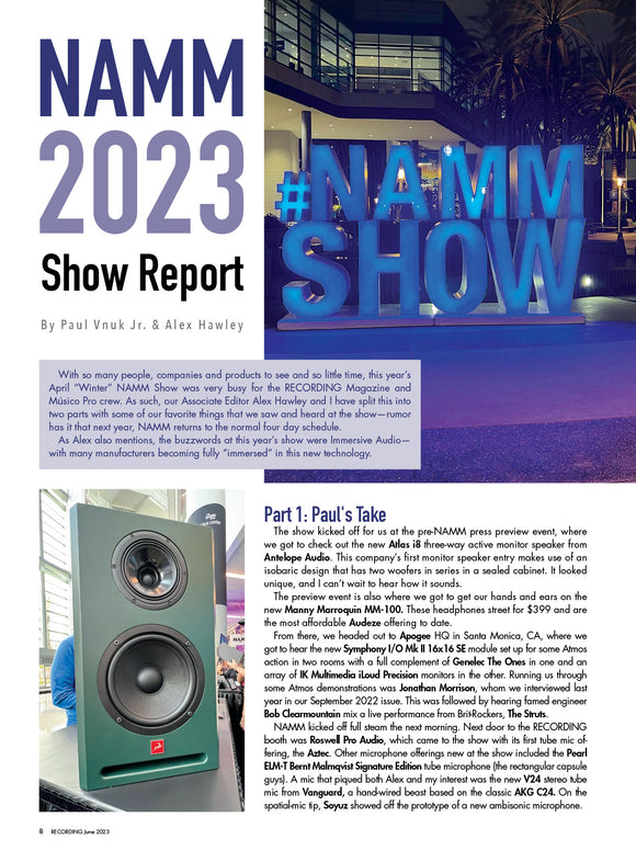NAMM 2023 Show Report