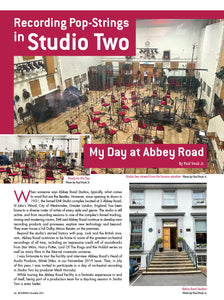 Recording Pop-Strings in Studio Two: My Day at Abbey Road