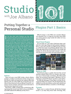 Studio 101 – Putting Together a  Personal Studio: Plugins, Part 1