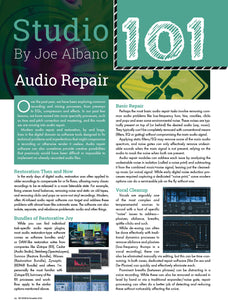 Studio 101 – Audio Repair