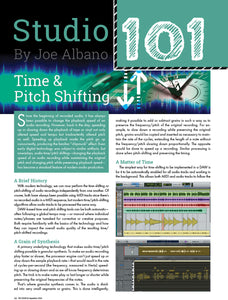 Studio 101 – Time and Pitch Shifting