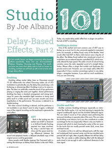 Studio 101 – Delay-Based Effects, Part 2