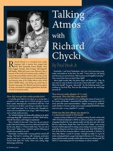 Talking Atmos with Richard Chycki