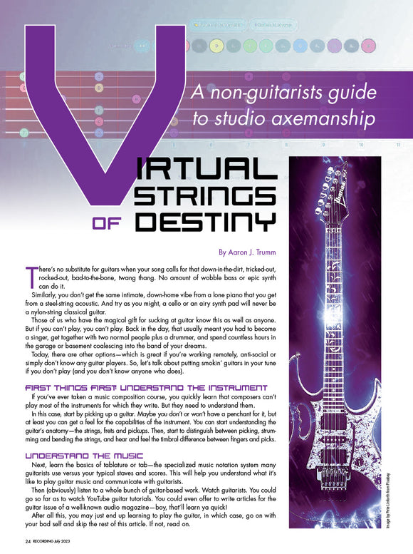 Virtual Strings of Destiny