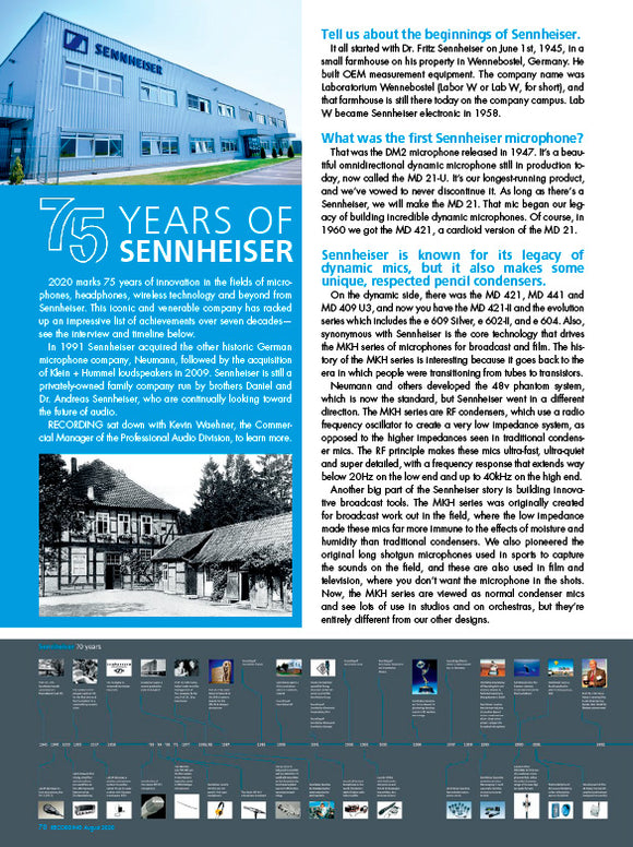 75 Years of Sennheiser