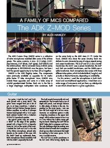 A Family of Mics Compared: The ADK Z-MOD Series