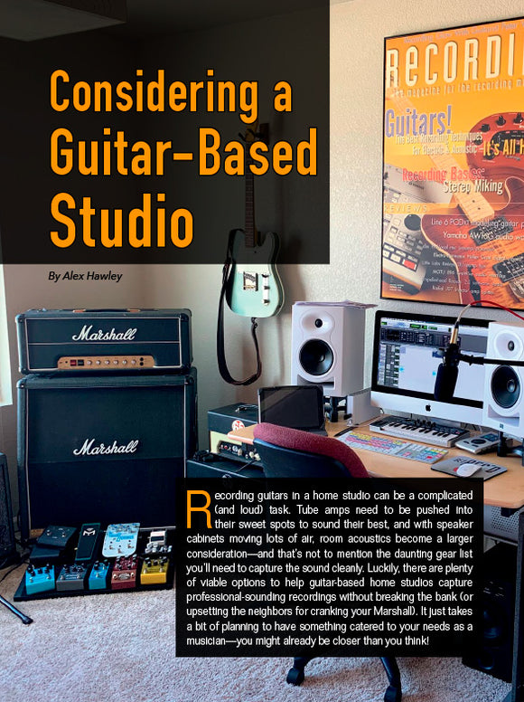 Considering a Guitar-Based Studio