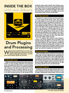 Inside the Box – Drum Plugins and Processing
