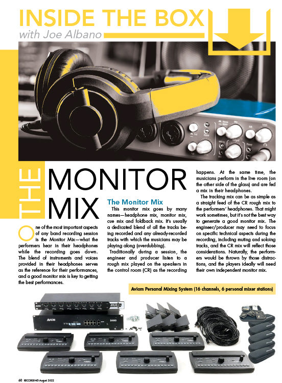 Inside the Box - The Monitor Mix