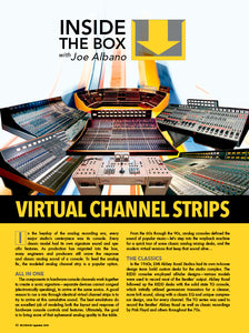 Inside the Box with Joe Albano" Virtual Channel Strips