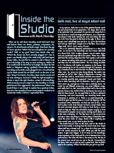 Inside the Studio with Mark Hornsby: Recording Vocals