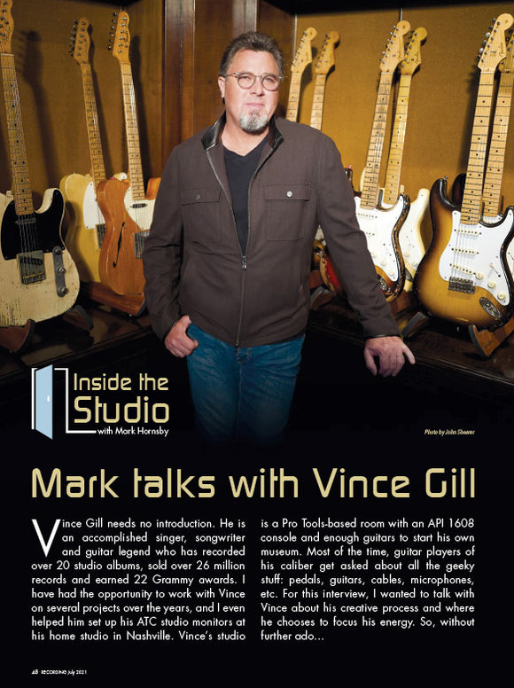 Inside the Studio: Mark talks with Vince Gill