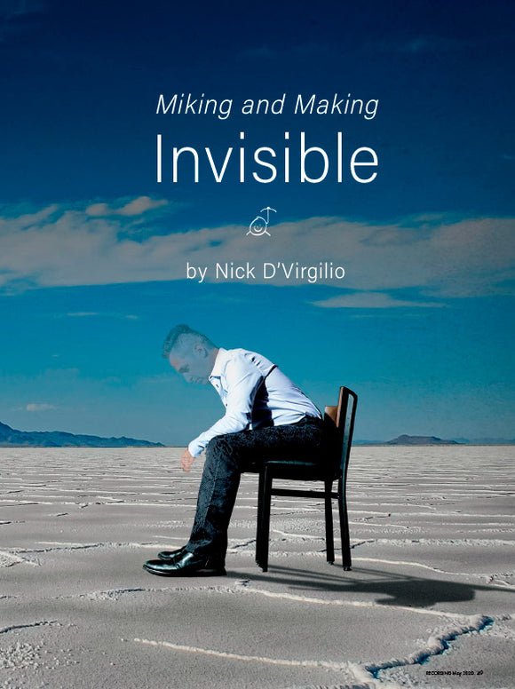 Inside the Studio with Mark Hornsby: Miking and Making Invisible