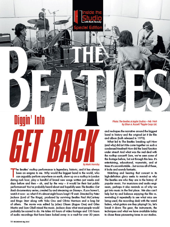 Inside the Studio - The Beatles: Diggin' Into Get Back