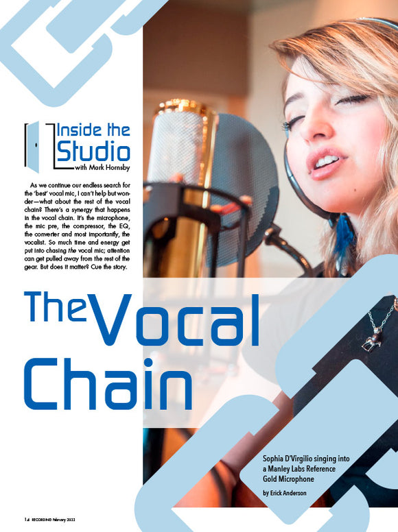 Inside the Studio - The Vocal Chain
