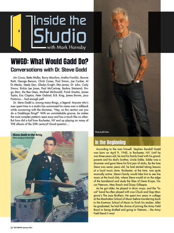 Inside the Studio – WWGD: What Would Gadd Do?