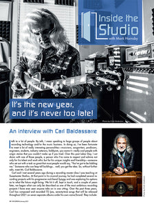 Inside the Studio with Mark Hornsby: An Interview with Carl Baldassarre