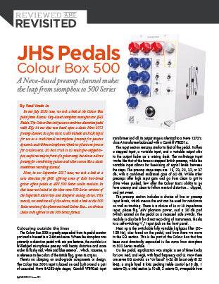 JHS Pedals: Colour Box 500