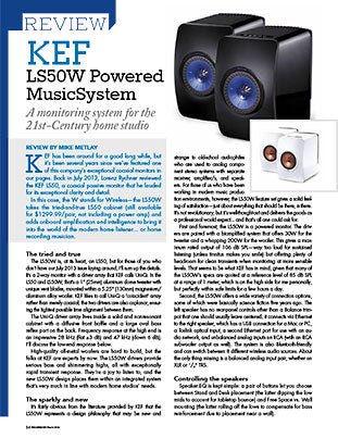KEF LS50W Powered MusicSystem