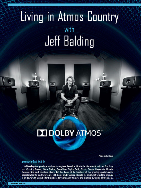Living in Atmos Country with Jeff Balding