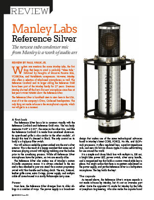 Manley Labs: Reference Silver