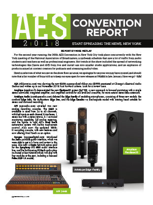 AES 2018 Convention Report