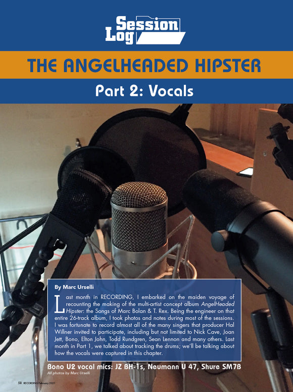Session Log - The Angelheaded Hipster - Part 2: Vocals