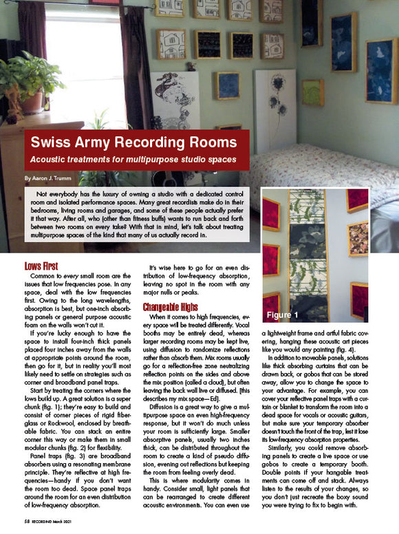 Swiss Army Recording Rooms