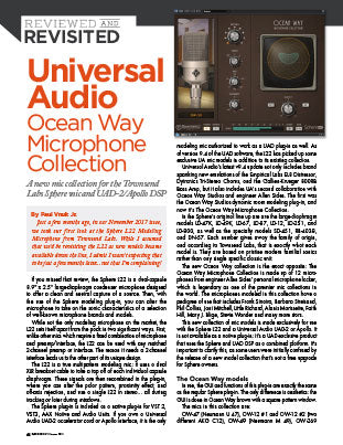 Universal Audio: Ocean Way Microphone Collection