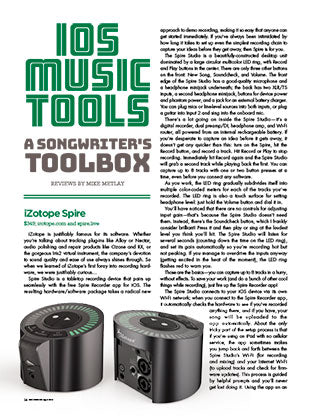 iOS Music Tools: A Songwriter's Toolbox